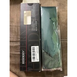 HISDERN‎ Emerald Green Necktie Wedding Formal Dress Neck Tie for Men